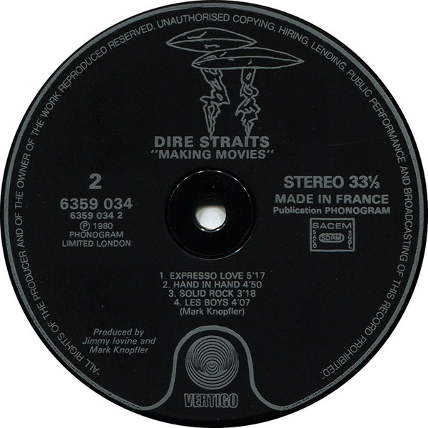 Dire Straits - Making Movies | Vertigo (6359 034) - 4