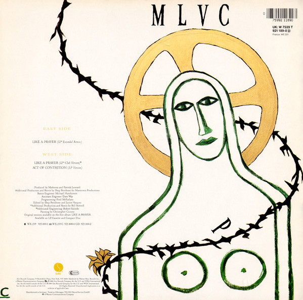 Madonna - Like A Prayer | Sire (W 7539 T) - 2 Madonna - Like A Prayer | Sire (W 7539 T) - 2