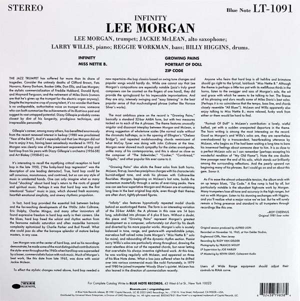Lee Morgan - Infinity | Blue Note (B0034578-01) - 3