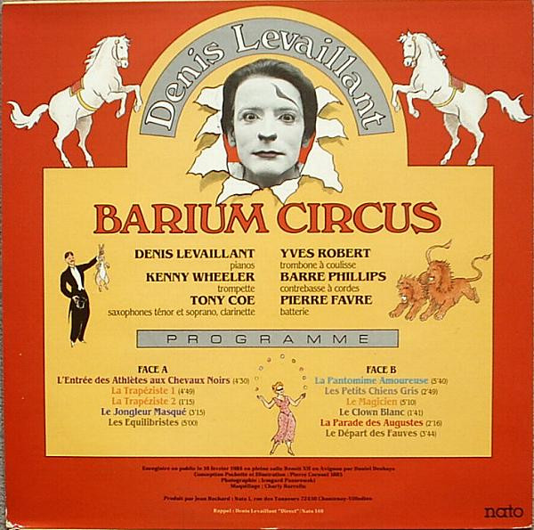 Denis Levaillant - Barium Circus | Nato (NATO 382) - 2 Denis Levaillant - Barium Circus | Nato (NATO 382) - 2