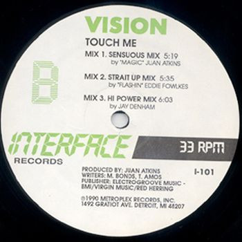 Visions - Other Side Of Life / Touch Me | Interface Records (I-101) - 2 Visions - Other Side Of Life / Touch Me | Interface Records (I-101) - 2
