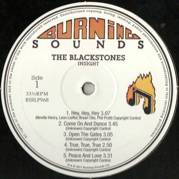 The Blackstones - Insight | Burning Sounds (BSRLP968) - 3 The Blackstones - Insight | Burning Sounds (BSRLP968) - 3