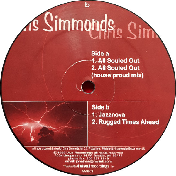 Chris Simmonds - Controlled Emotions | Viva! (VV9803) - 2 Chris Simmonds - Controlled Emotions | Viva! (VV9803) - 2