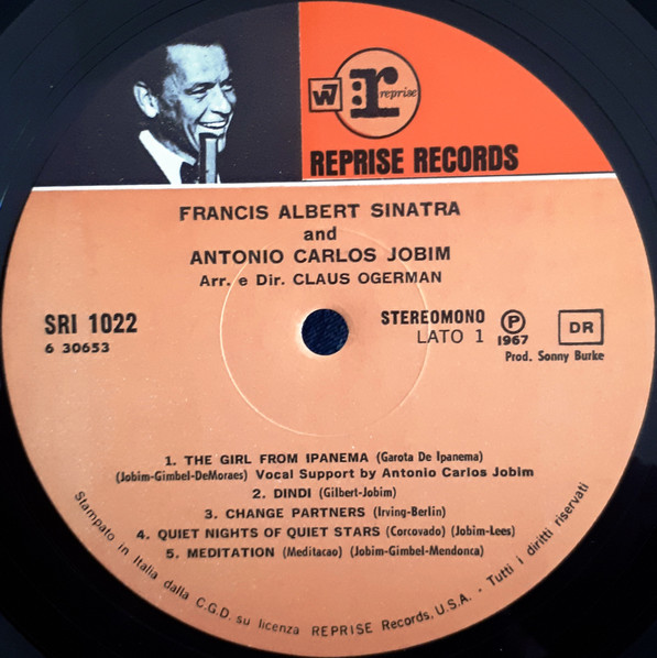 Frank Sinatra & Antonio Carlos Jobim - Francis Albert Sinatra & Antonio Carlos Jobim | Reprise Records (SRI 1022) - 3