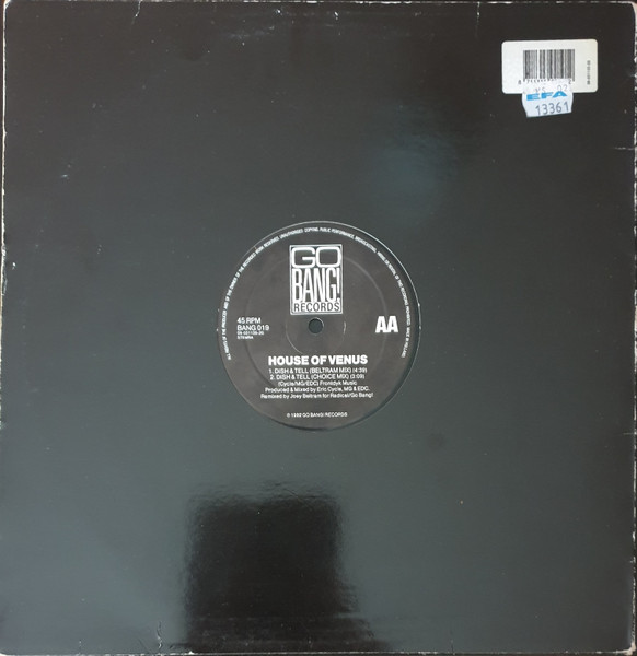 House Of Venus - You Got To Have It / Dish & Tell (Joey Beltram Remixes) | Go Bang! Records (BANG 019) - 4