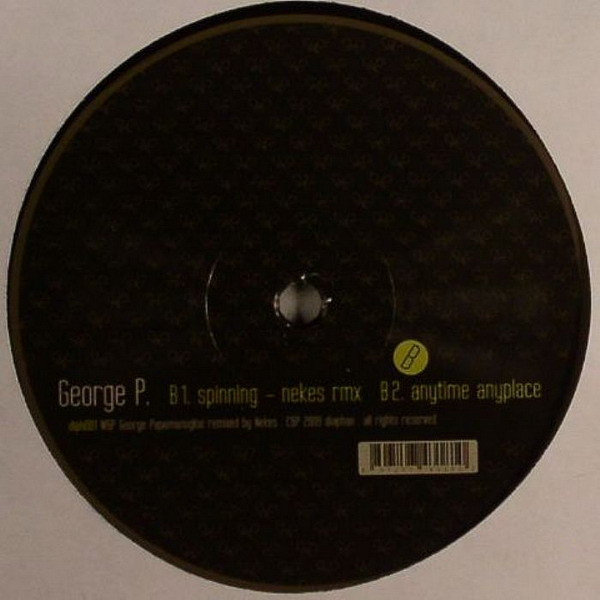 George Papamanoglou - Spinning | Diaphan Records (diph001)