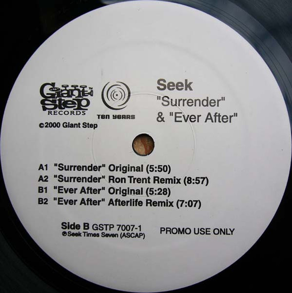 Seek - Surrender | Giant Step Records (GSTP 7007-1) - main Seek - Surrender | Giant Step Records (GSTP 7007-1) - main