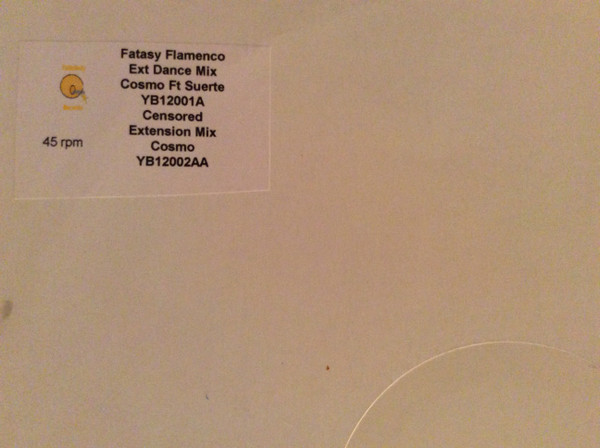 Cosmo Ft Suerte - Fatasy Flamenco | Yellow Belly Records (YB12001A) - main