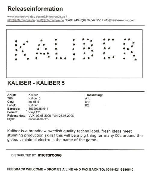 Kaliber - Kaliber 5 | Kaliber (kal 05-6) - 3