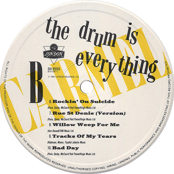Carmel - The Drum Is Everything | London Records (SH 8555)