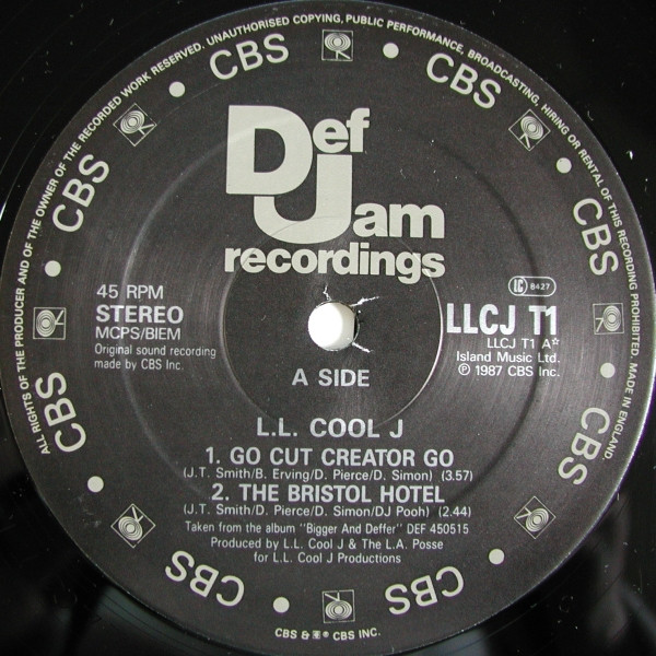 LL Cool J - Go Cut Creator Go | Def Jam Recordings (LLCJ T1) - 3