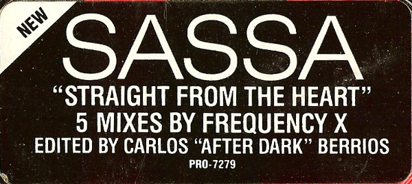 Sassa - Straight From The Heart | Profile Records (PRO-7279) - 3