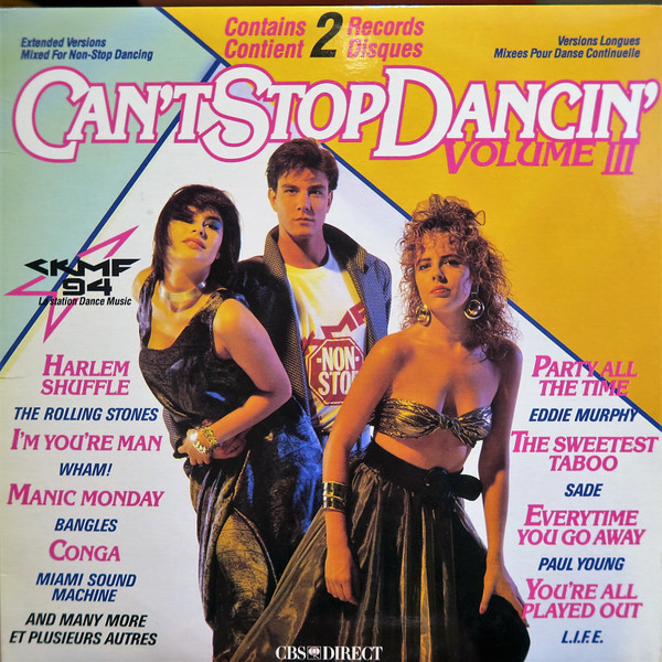 Various - Can't Stop Dancin' Volume III | CBS Direct (DMD2-092)