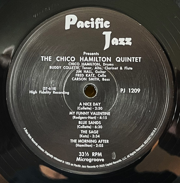 The Chico Hamilton Quintet - Chico Hamilton Quintet | Pacific Jazz (PJ-1209) - 3 The Chico Hamilton Quintet - Chico Hamilton Quintet | Pacific Jazz (PJ-1209) - 3