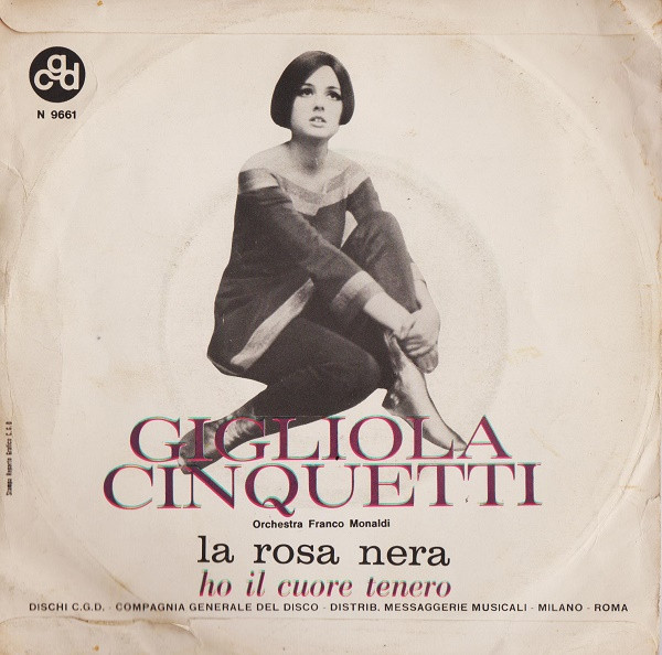 Gigliola Cinquetti - La Rosa Nera | CGD (N 9661) - 2