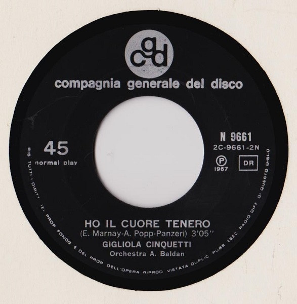 Gigliola Cinquetti - La Rosa Nera | CGD (N 9661) - 4