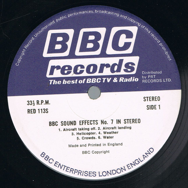 No Artist - Sound Effects No. 7 | BBC Records (RED 113S) - 2 No Artist - Sound Effects No. 7 | BBC Records (RED 113S) - 2