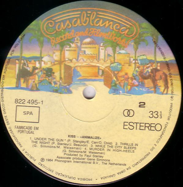 Kiss - Animalize | Casablanca (822 495-1) - 3