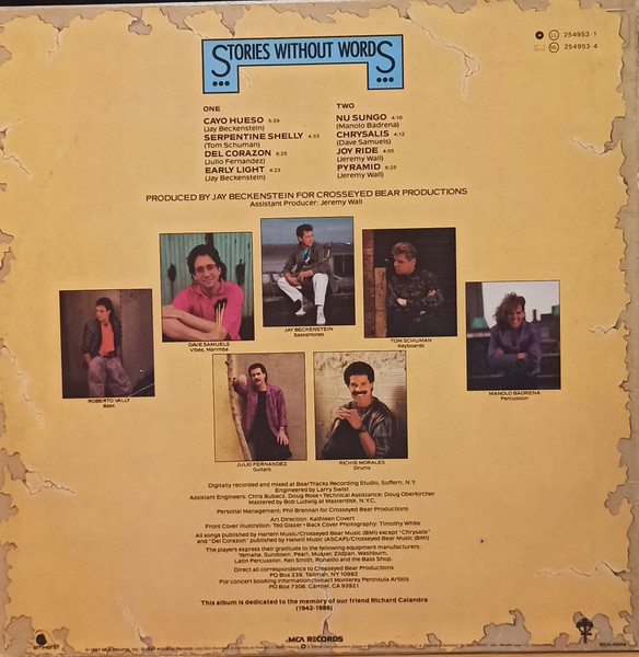 Spyro Gyra - Stories Without Words | MCA Records (254953-1) - 2 Spyro Gyra - Stories Without Words | MCA Records (254953-1) - 2