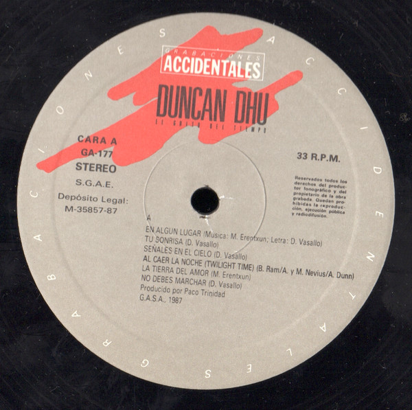 Duncan Dhu - El Grito Del Tiempo | Grabaciones Accidentales (GA-177) - 3 Duncan Dhu - El Grito Del Tiempo | Grabaciones Accidentales (GA-177) - 3