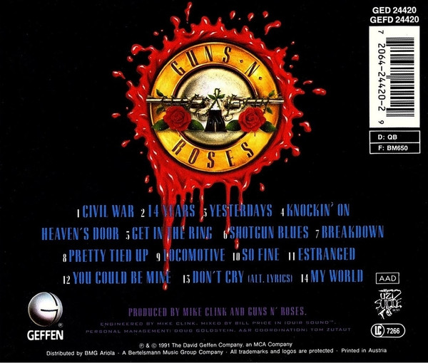 Guns N' Roses - Use Your Illusion II | Geffen Records (GEFD-24420) - 2