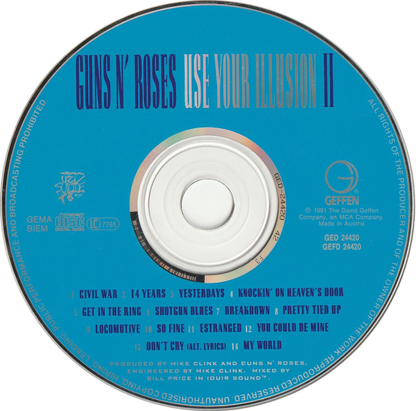 Guns N' Roses - Use Your Illusion II | Geffen Records (GEFD-24420) - 3