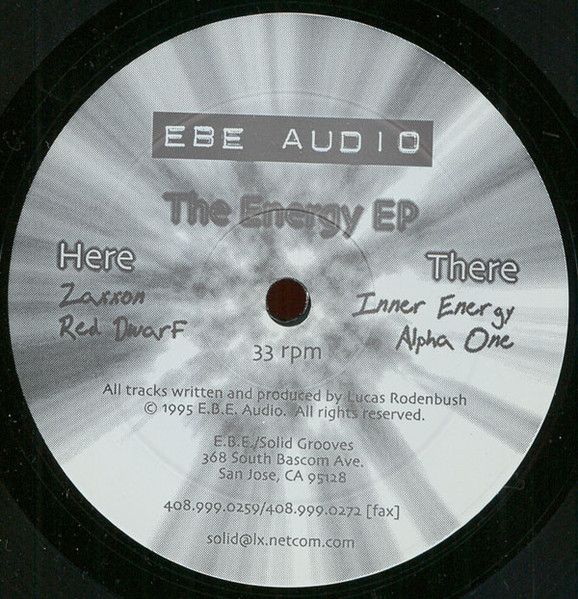E.B.E. - The Energy EP | Solid Grooves (EBE AUDIO 1001) - main