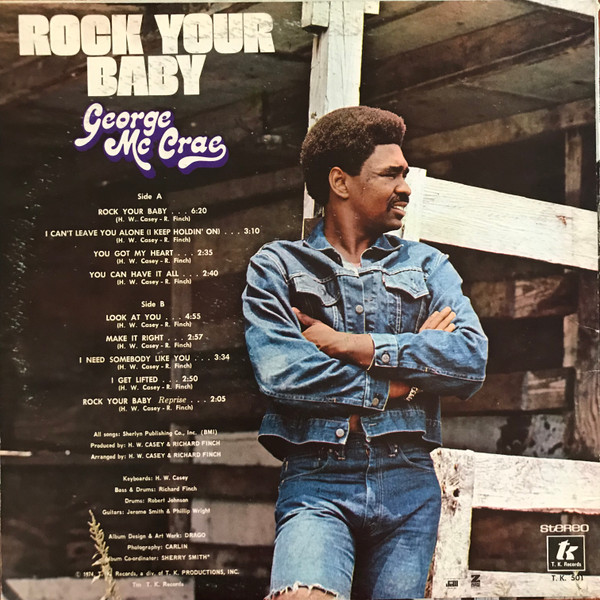George McCrae - Rock Your Baby | T.K. Records (T.K. 501) - 2