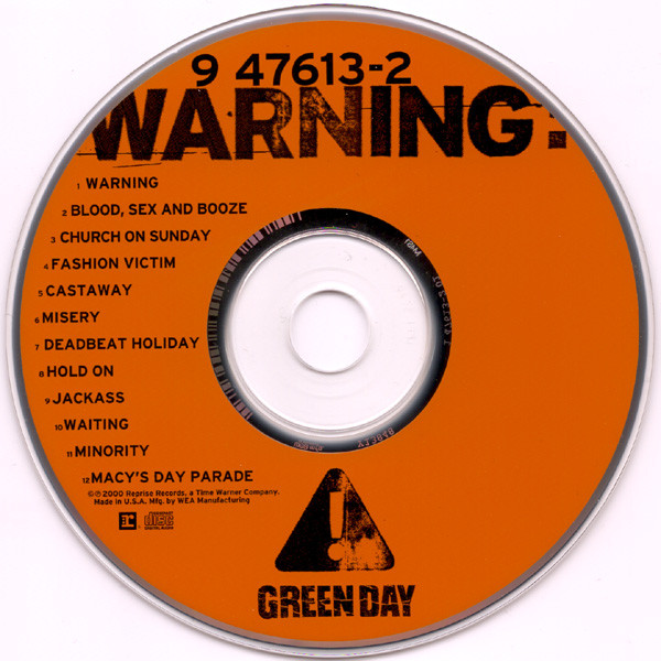 Green Day - Warning: | Reprise Records (9 47613-2) - 3