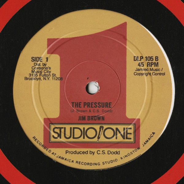 Johnny Osbourne / Jim Brown - Time A Run Out / The Pressure | Studio One (DLP-105) - 2