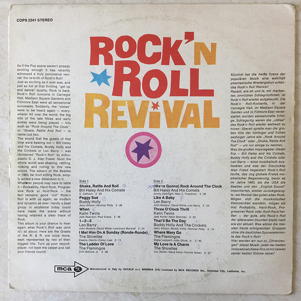 Various - Rock 'N Roll Revival | Coral (COPS 2341) - 2