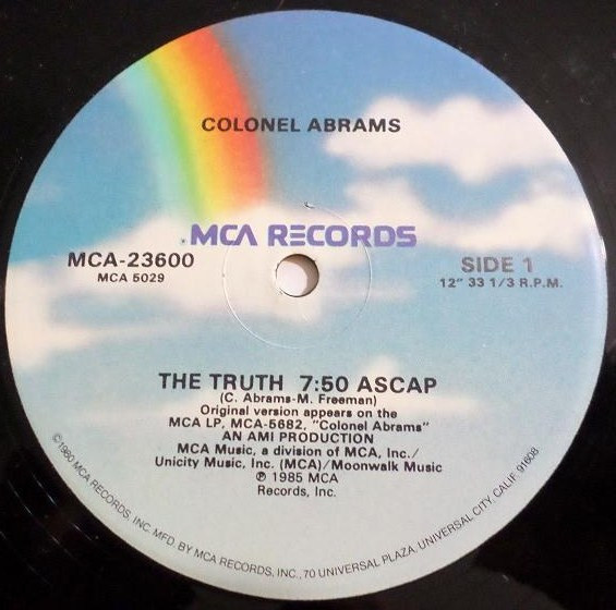 Colonel Abrams - The Truth | MCA Records (MCA-23600)