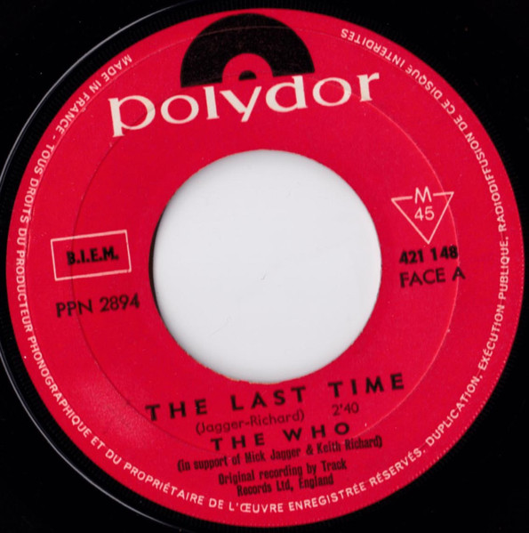 The Who - The Last Time / Under My Thumb | Polydor (421 148) - 3