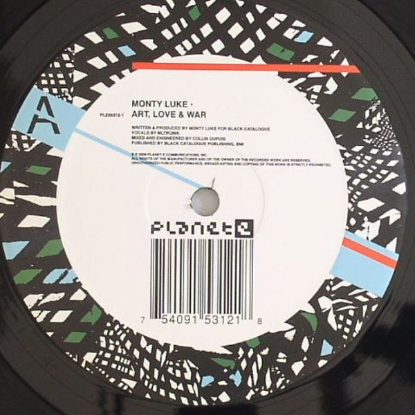 Monty Luke - Art, Love & War | Planet E (PLE65312-1) - main Monty Luke - Art, Love & War | Planet E (PLE65312-1) - main