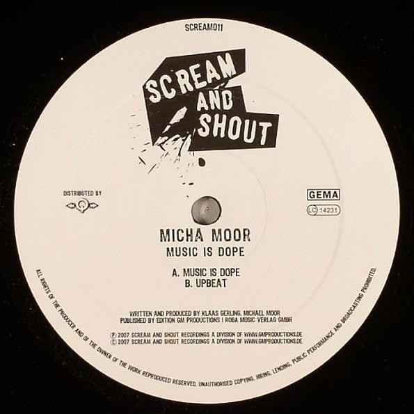 Micha Moor - Music Is Dope | Scream And Shout Recordings (SCREAM011) - main