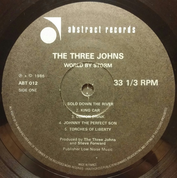 The Three Johns - The World By Storm | Abstract Records (ABT 012) - 3 The Three Johns - The World By Storm | Abstract Records (ABT 012) - 3