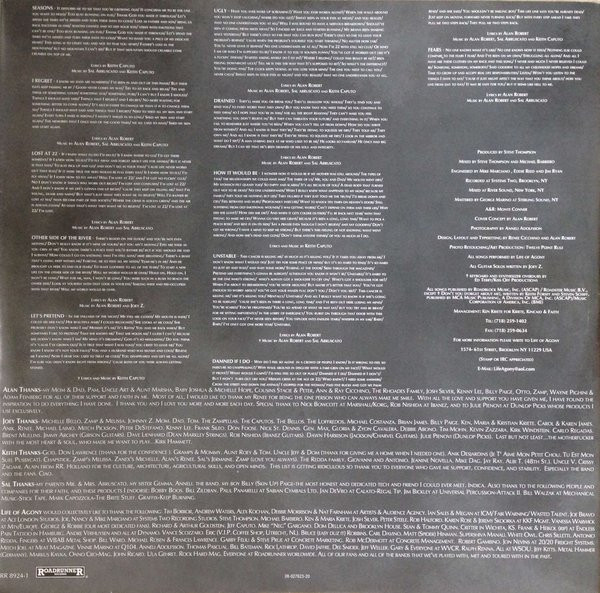 Life Of Agony - Ugly | Roadrunner Records (RR 8924-1) - 4 Life Of Agony - Ugly | Roadrunner Records (RR 8924-1) - 4