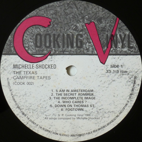 Michelle Shocked - The Texas Campfire Tapes | Cooking Vinyl (COOK 002) - 3 Michelle Shocked - The Texas Campfire Tapes | Cooking Vinyl (COOK 002) - 3