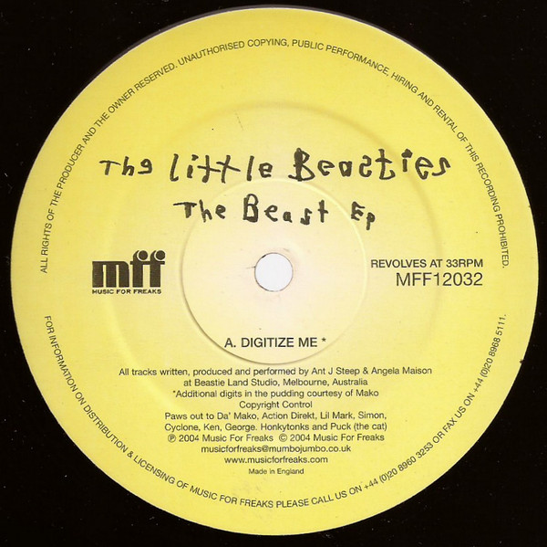 The Little Beasties - The Beast E.P. | Music For Freaks (MFF12032) - 3