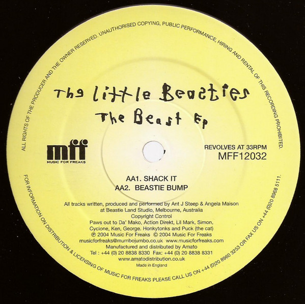 The Little Beasties - The Beast E.P. | Music For Freaks (MFF12032) - 4