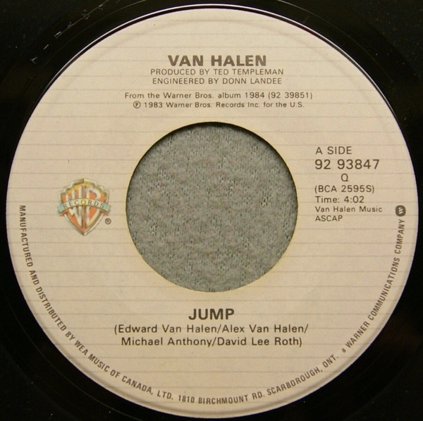 Van Halen - Jump! | Warner Bros. Records (92 93847) - 3