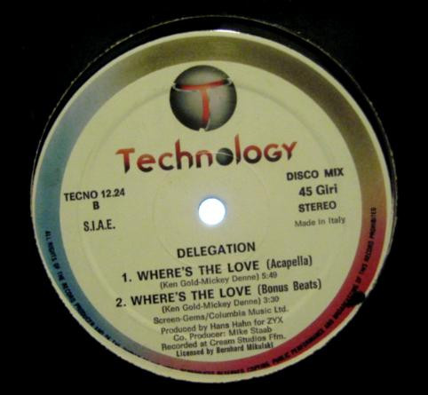 Delegation - Where's The Love (We Used To Know) | Technology (TECNO 12.24) - 2