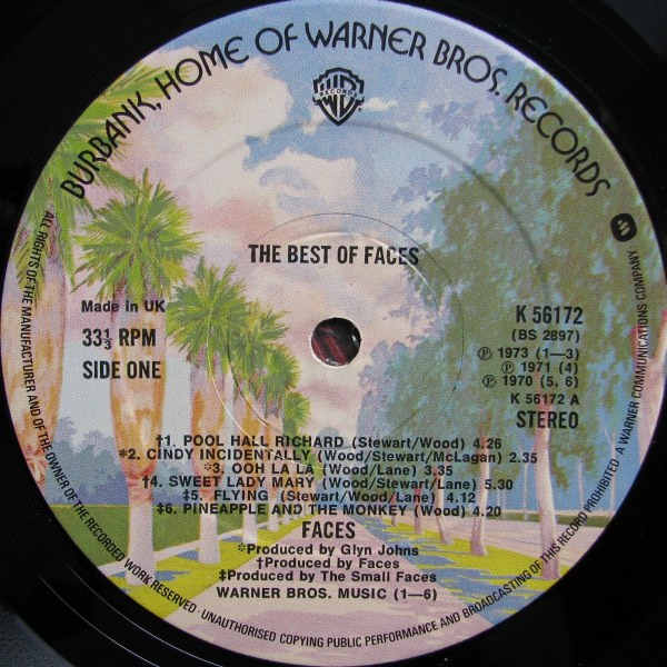 Faces - Snakes And Ladders / The Best Of Faces [Vinyl] | Warner Bros. Records (K56172) - 2