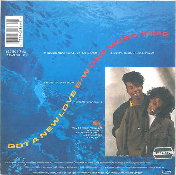 Good Question - Got A New Love | Paisley Park (927 861-7) - 2