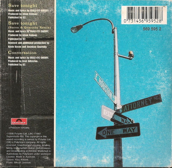 Eagle-Eye Cherry - Save Tonight | Polydor (569 595 2) - 2