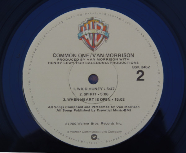 Van Morrison - Common One | Warner Bros. Records (BSK 3462) - 4