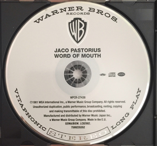 Jaco Pastorius - Word Of Mouth | Warner Bros. Records (7599-23535-2) - 3 Jaco Pastorius - Word Of Mouth | Warner Bros. Records (7599-23535-2) - 3