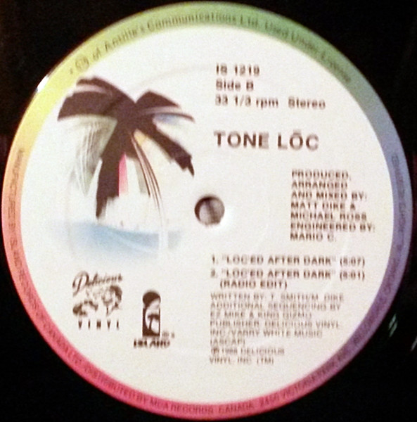 Tone Loc - Wild Thing (12") [Vinyl] | Island Records (IS 1219) - 3