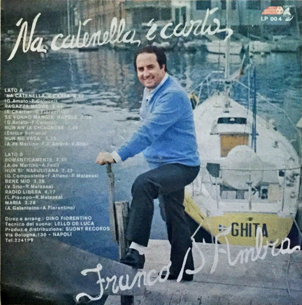 Franco D'Ambra - 'Na Catanella 'E Carta - Volume 6 | Suony Records (LP 004) - 2