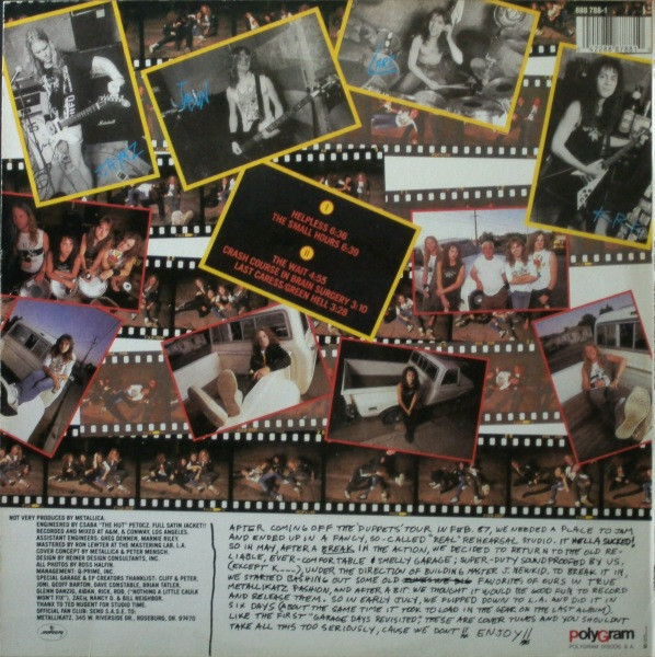 Metallica - The $5.98 E.P. Garage Days Re-Revisited | Mercury (888 788-1) - 2